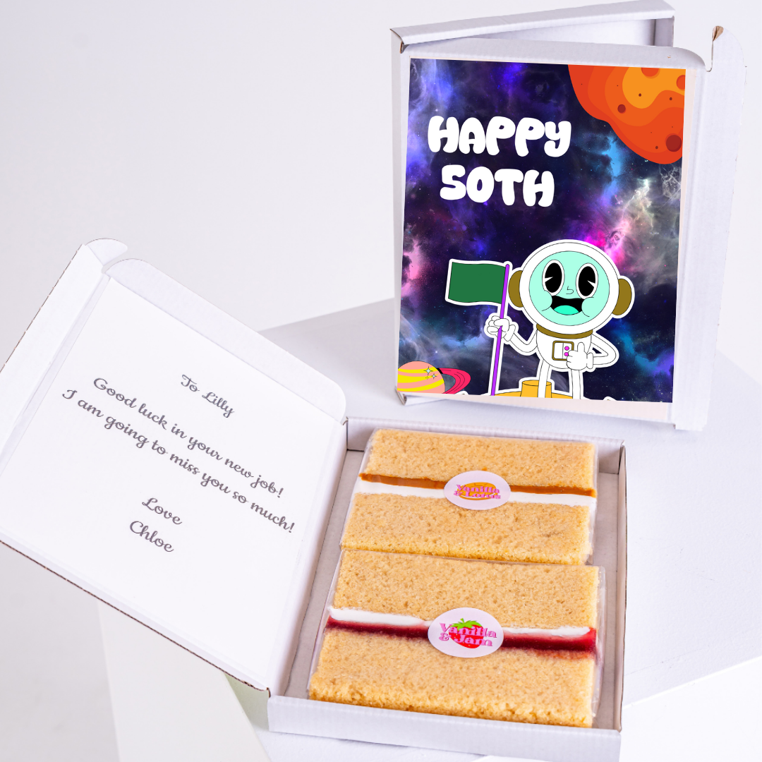 Happy 50th cake gift for Lilly