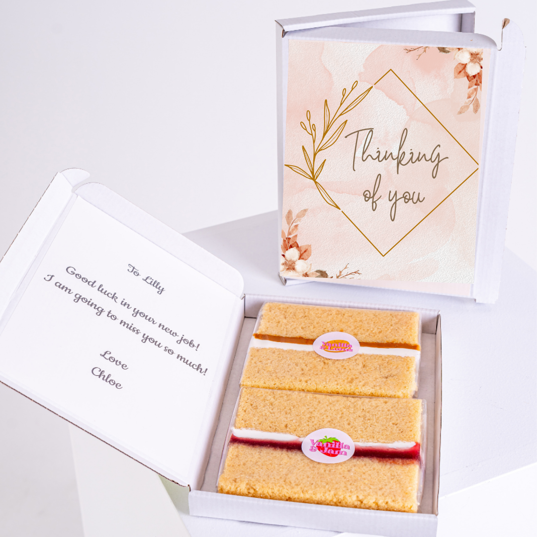 Thinking of you cake gift for Lilly