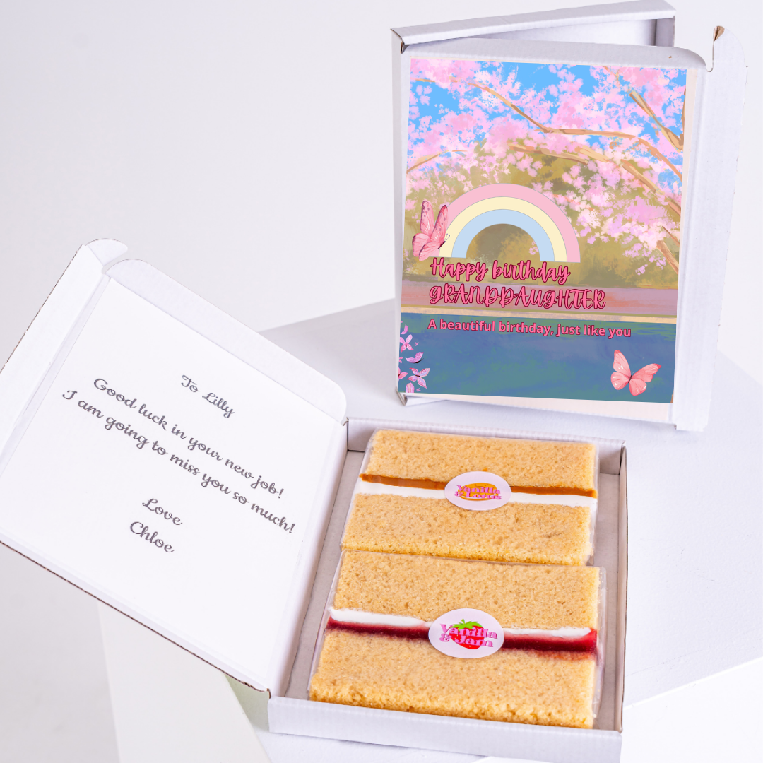 Birthday cake gift for Lilly, from Chloe