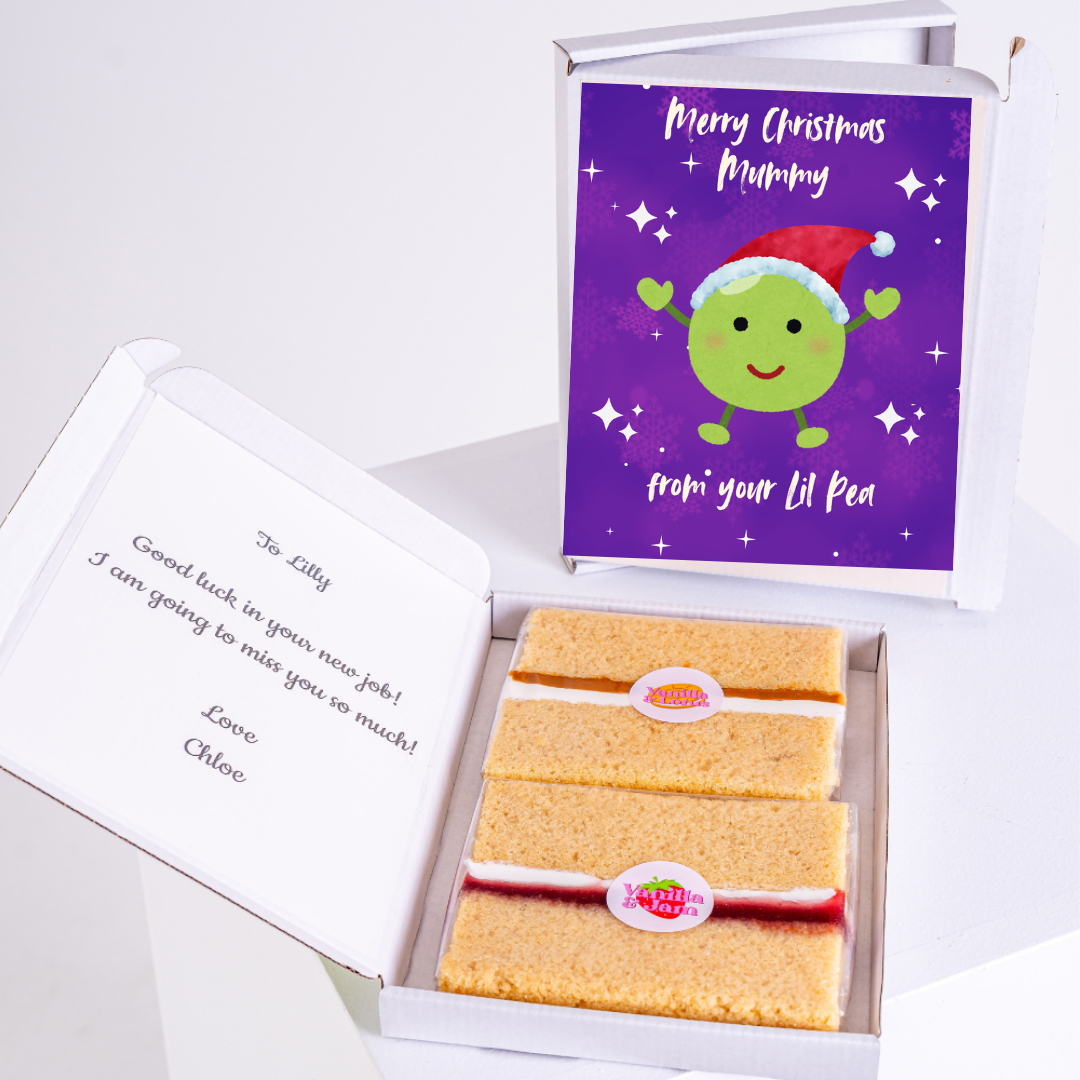 cake, card, and message for Lilly.