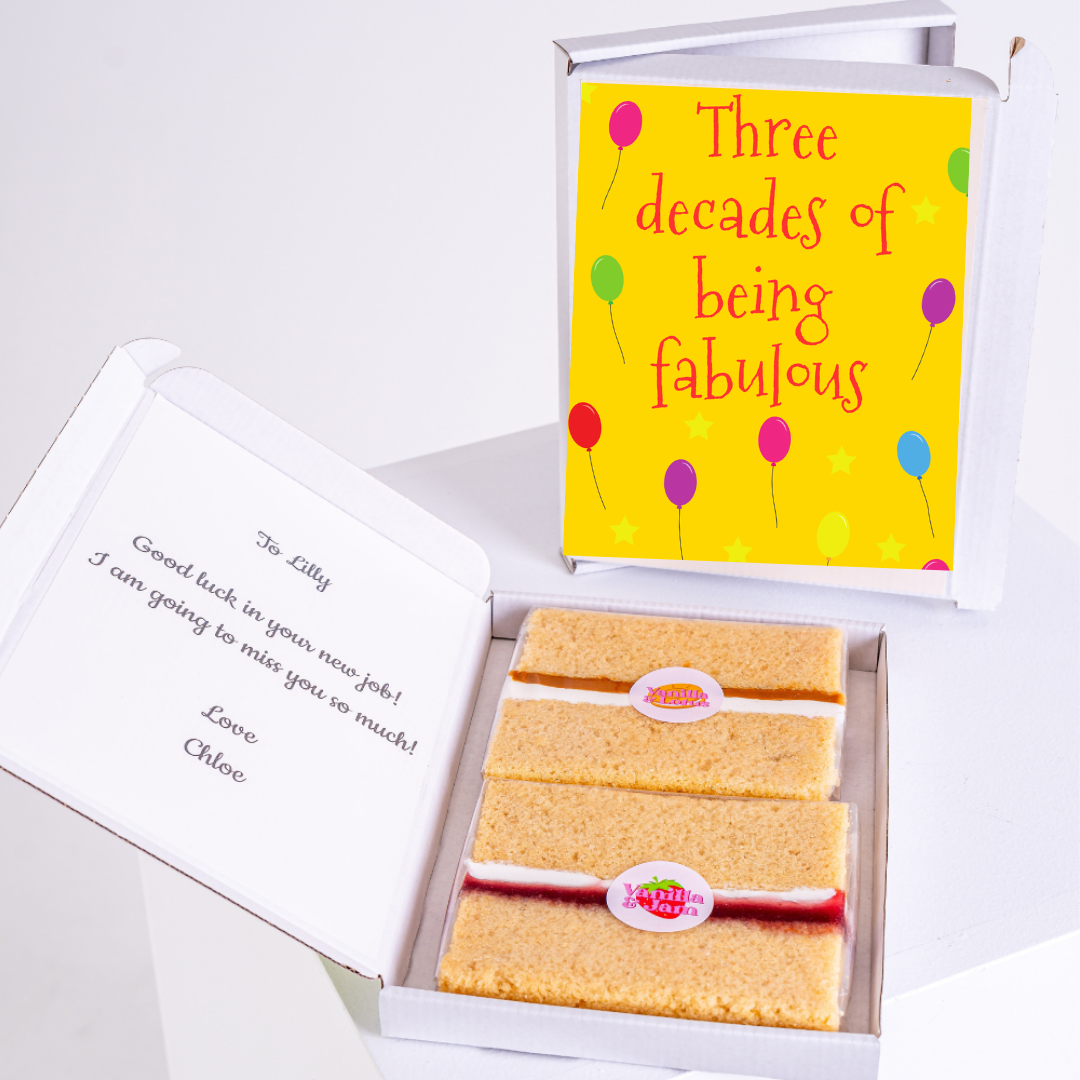 Farewell cake gift for Lilly, Three decades of being fabulous