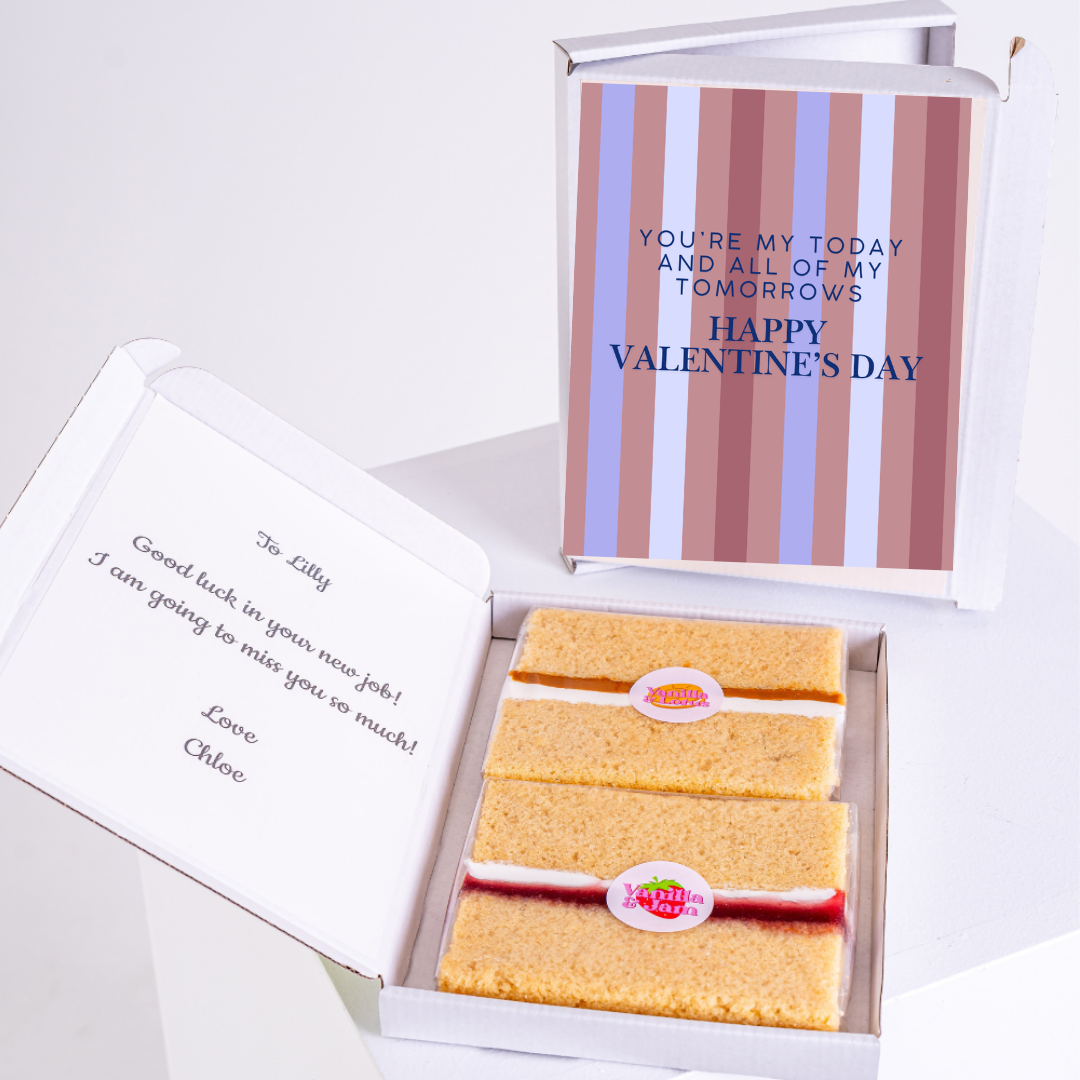 Valentine's Day cake with message for Lilly,...