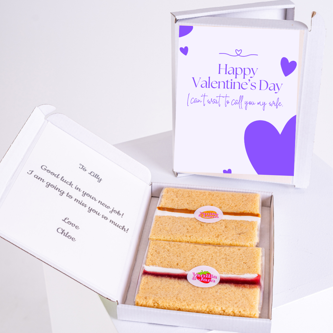 Valentine's Day cake gift for Lilly, with message and 69_26ede7d1