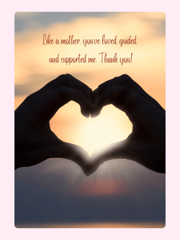You're Loved Guided And Spported Me Cake Card, for Mum