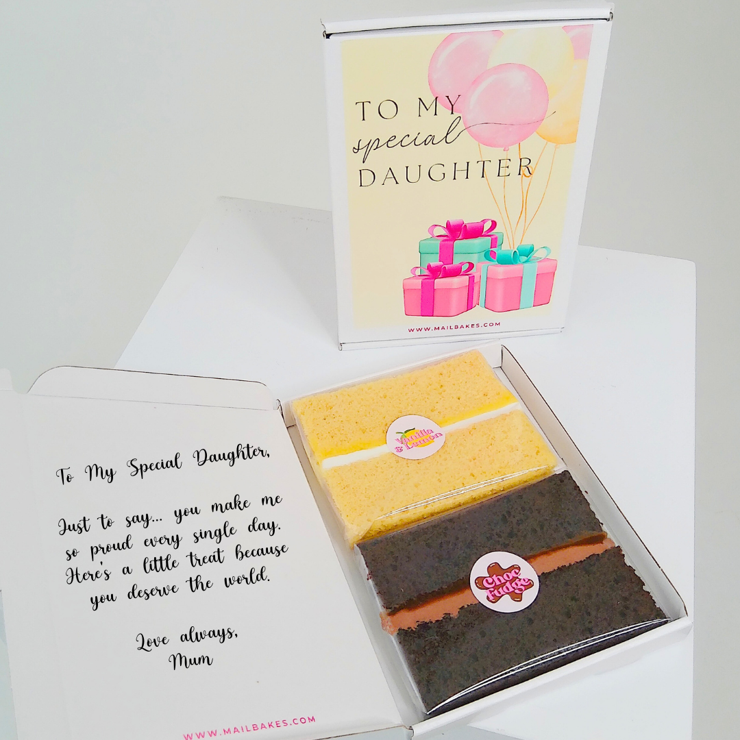 Cake gift box for daughter