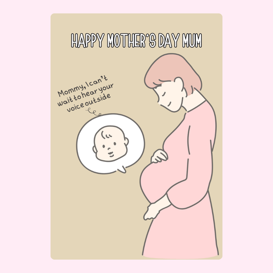 Mother's Day card with pregnant woman and baby, 6_47583f64-9ad5