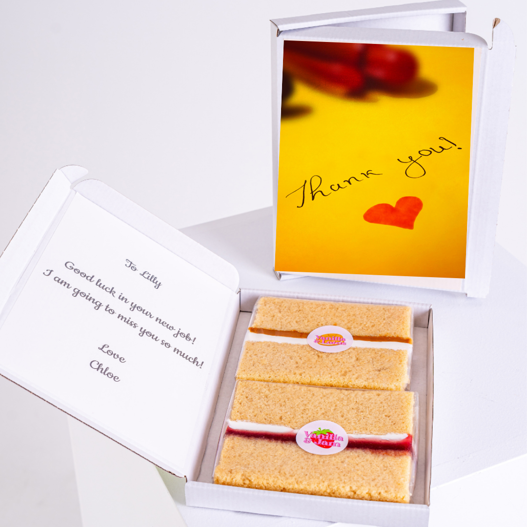 Cake & Thank You card