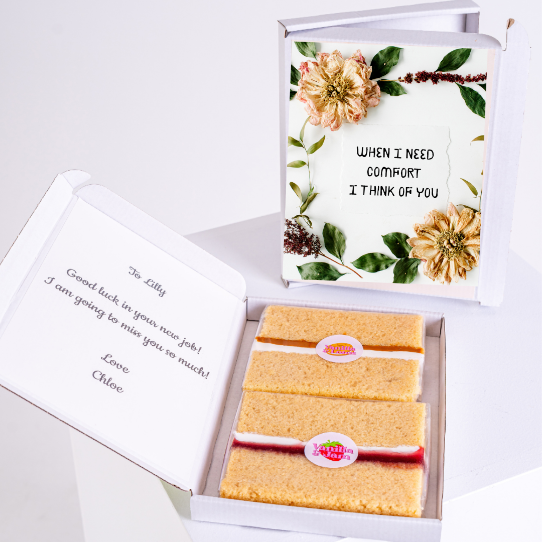 Cake gift for Lilly with When I need comfort message.