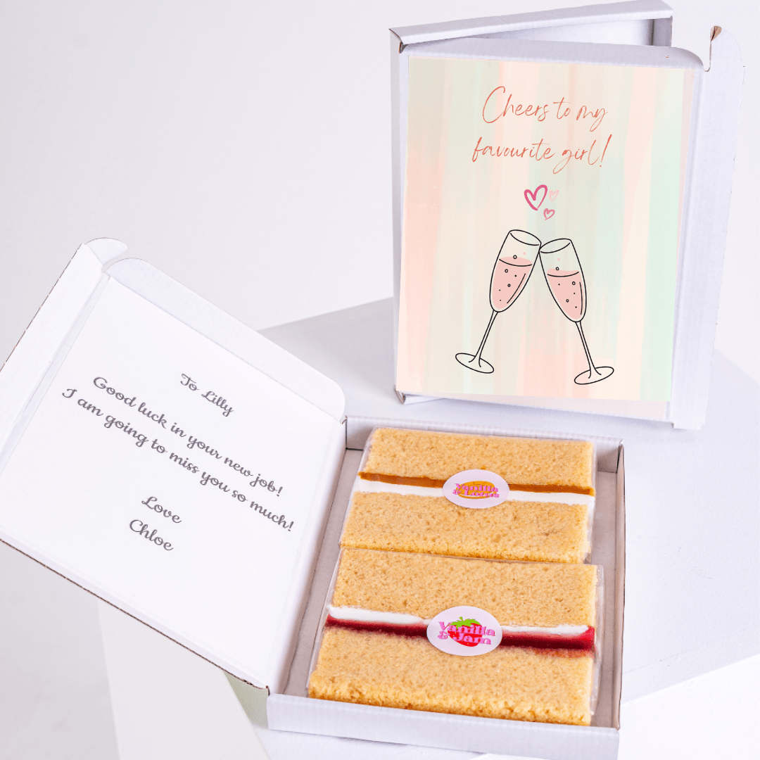 Cake gift box for Lilly, Cheers to my favourite girl!