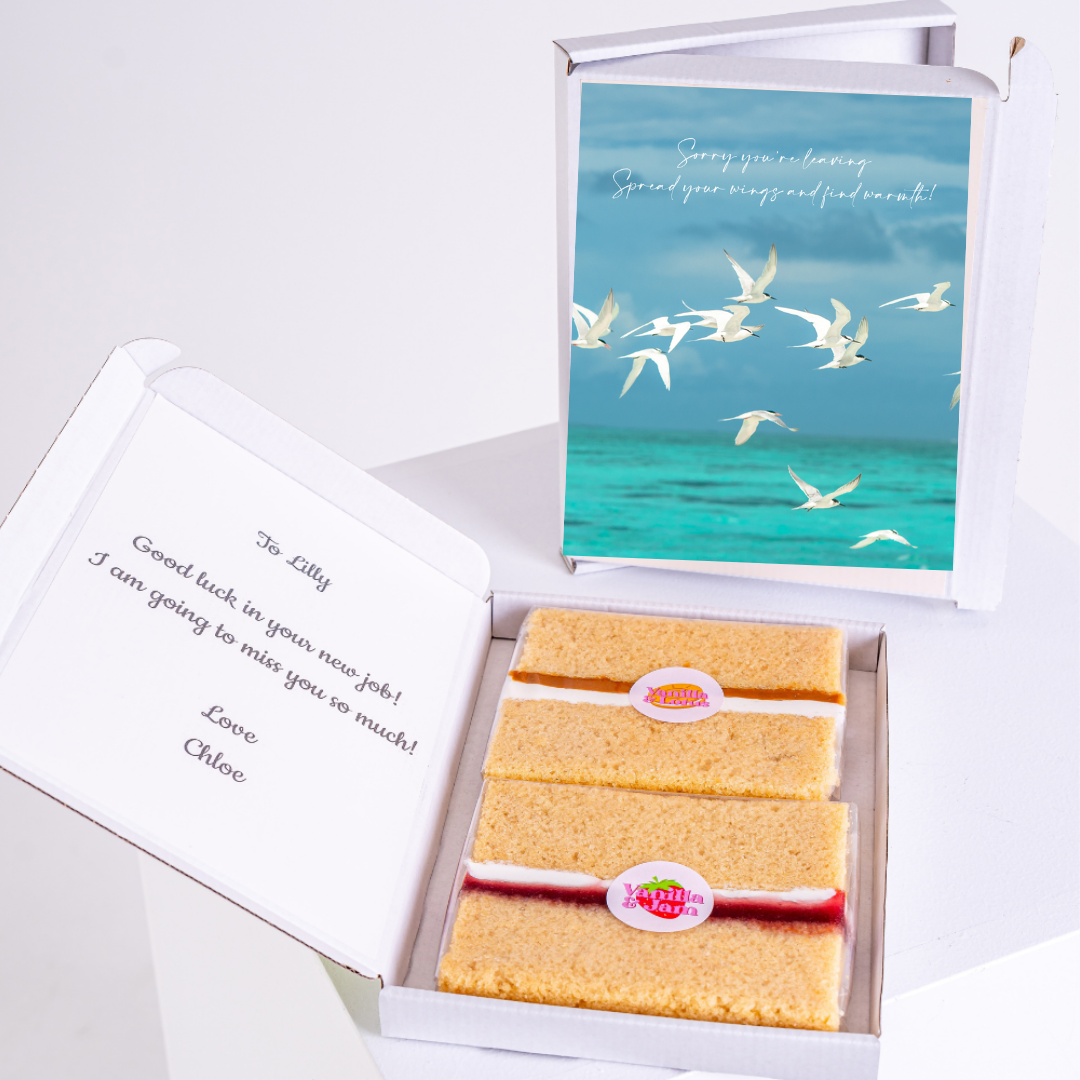 Cake gift for Lilly, with Good luck card, be6fdffa