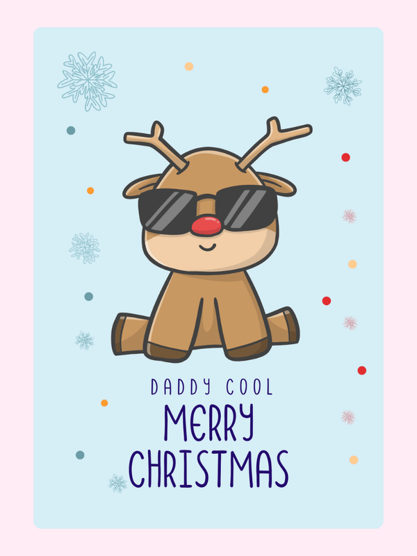 Daddy Cool Cake Card