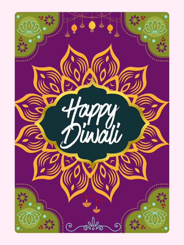 Happy Diwali Flower