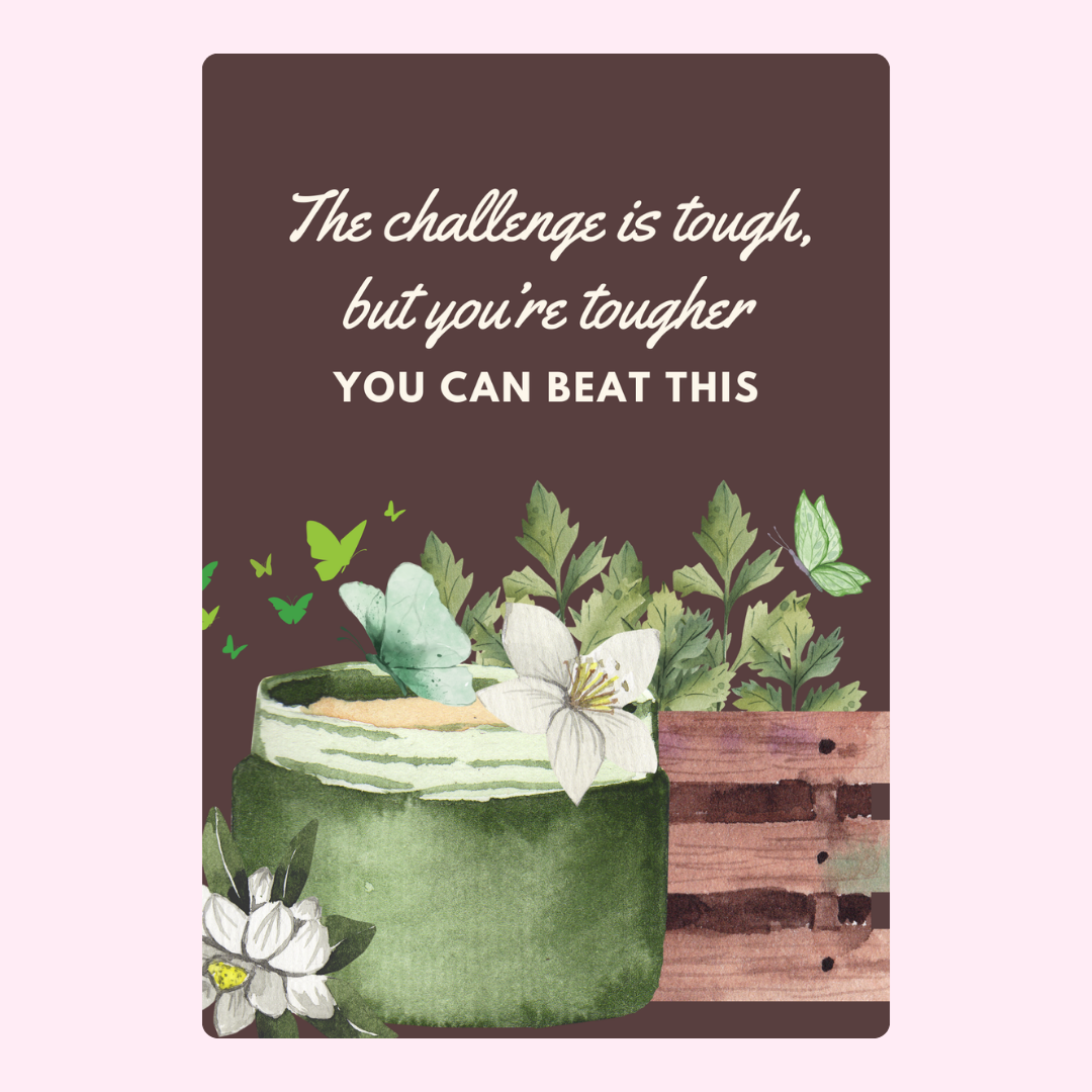 The challenge is tough, but you're tougher floral design.