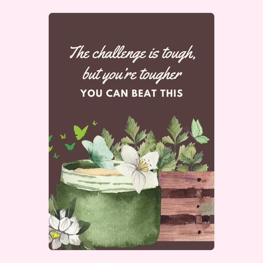 The challenge is tough, but you're tougher floral design.