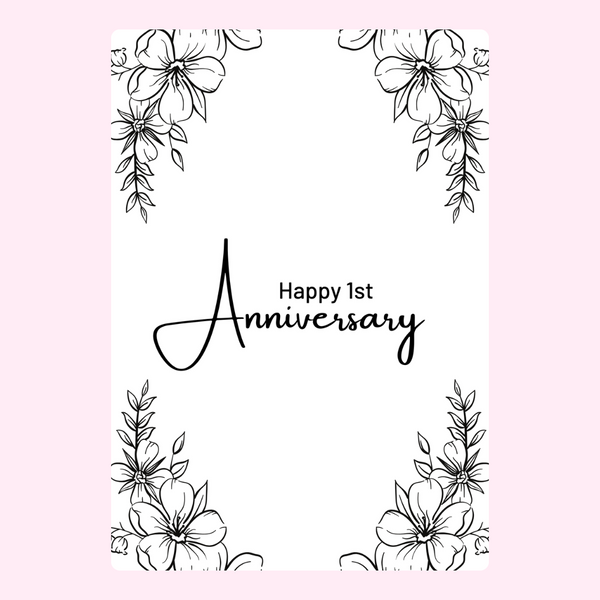 Happy 1st Annivesary