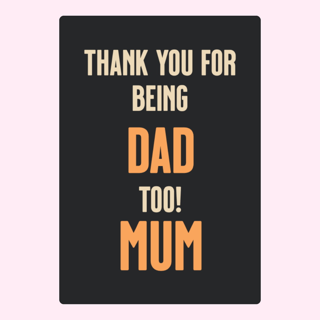 Dad & Mum thank you card, image 7