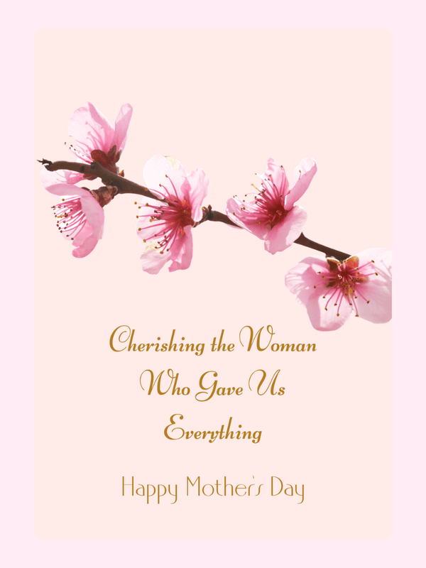 Happy Mother's Day28 Cake Card, for Mum