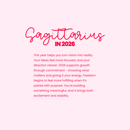 Sagittarius 2026