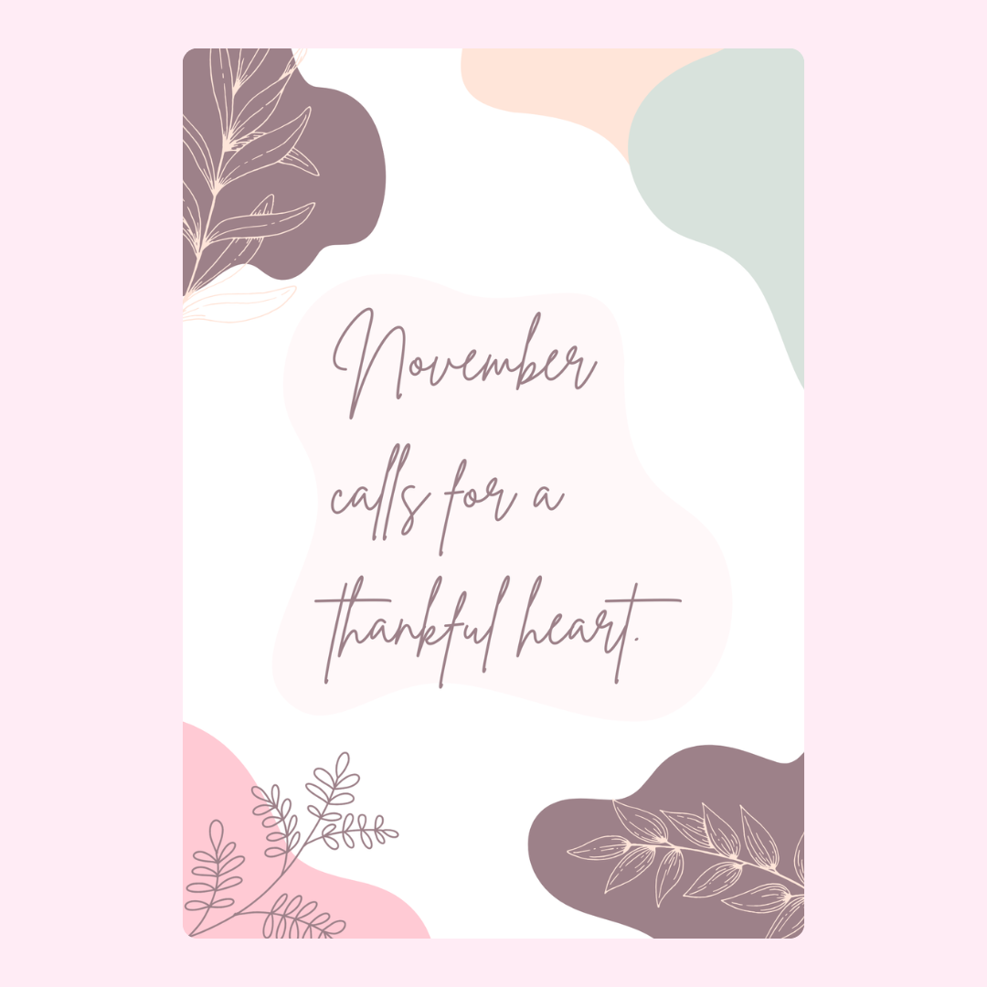 November thankful heart graphic
