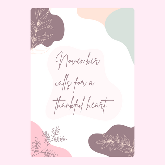 November thankful heart graphic