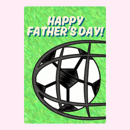 Father's Day soccer card, image 7