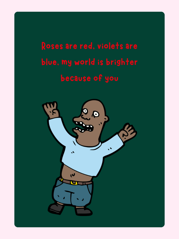 My World Cake Card, Valentine's Day