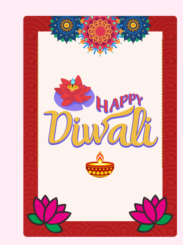 Flower Candle Cake Card