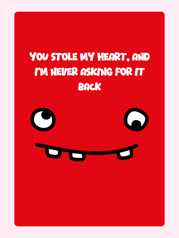 You Stole My Heart Cake Card, Valentine's Day