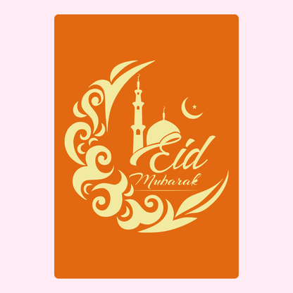 Eid Mubarak greeting card