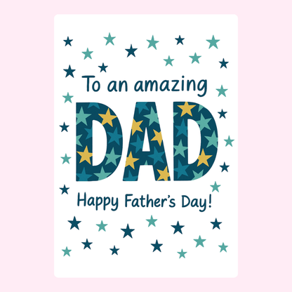 Father's Day card for Dad with stars, 8_1bc714be-eaff-4847-8edd-3e6a3082bcff