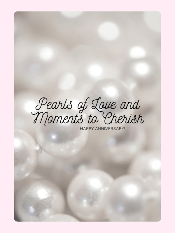 Pearls of Love and Moments to Cherish