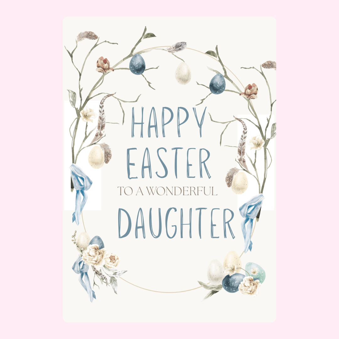 Easter card for daughter