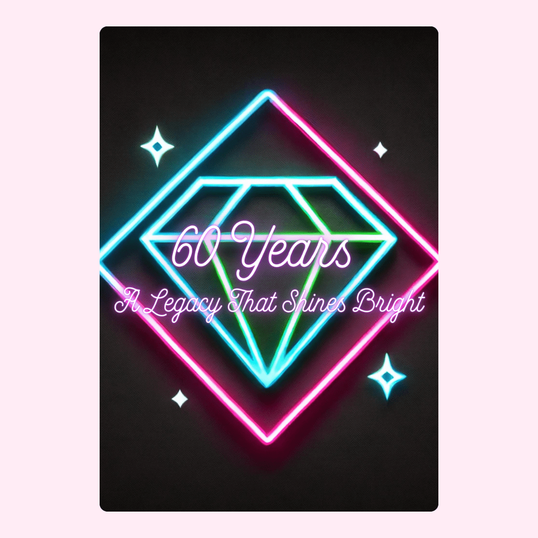 60th Anniversary Diamond Graphic