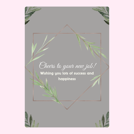Cheers To Your New Job