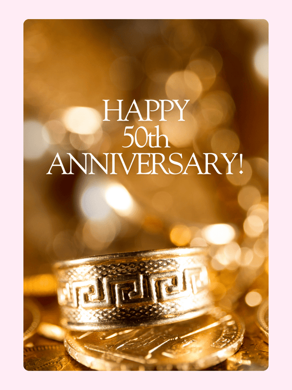 50th Anniversary card with gold ring (9_1da9d248)