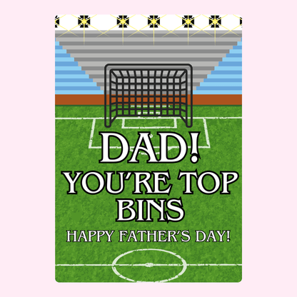 Dad! You're Top Bins soccer field design