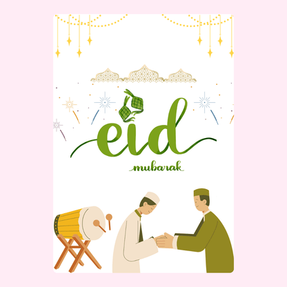 Eid Mubarak greeting card