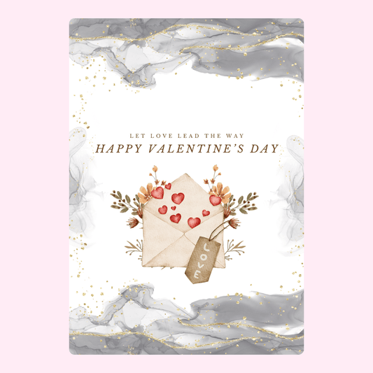 Valentine's Day card with envelope and hearts - 9_9c40fba2