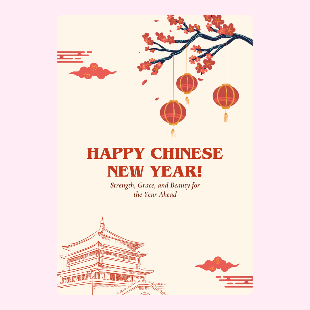 Chinese New Year card with lanterns, illustration - 9_bae0e16f