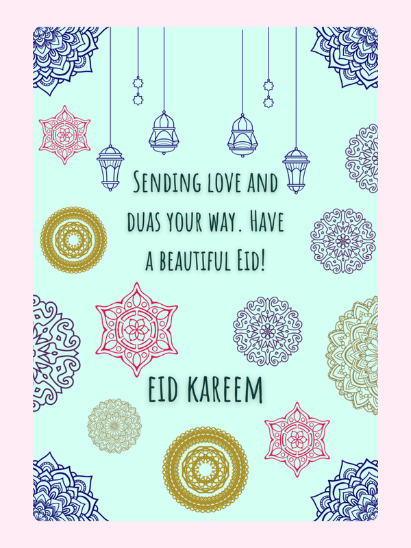 Eid Mandala Cake Card