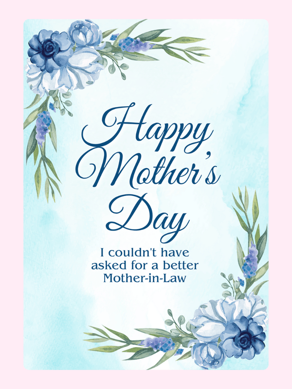Happy Mother's Day98 Cake Card, for Mum