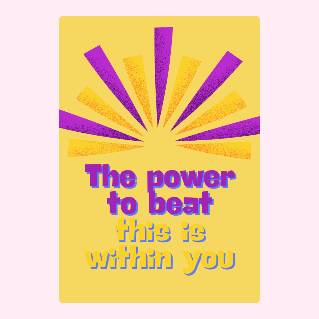 Motivational quote The power to beat - image 9