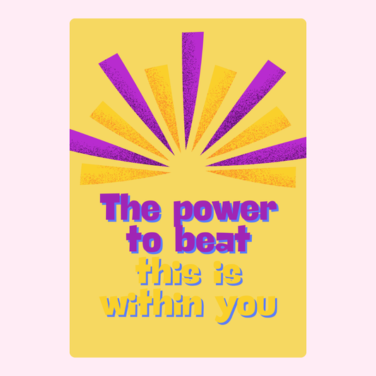 Motivational quote The power to beat - image 9