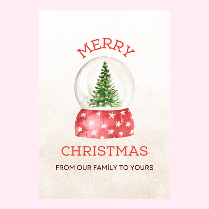 Christmas Tree Snow Globe