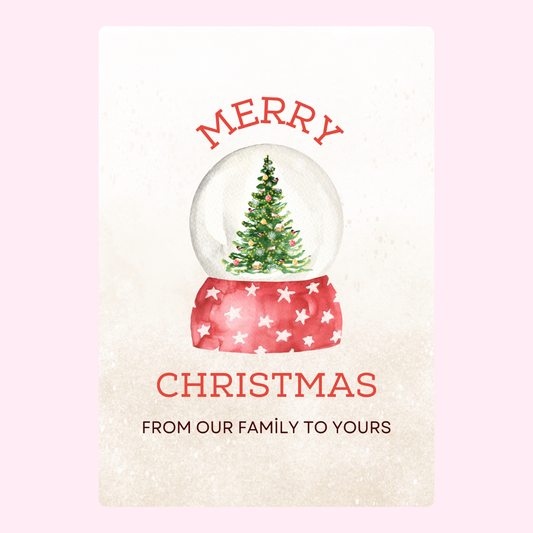 Christmas Tree Snow Globe