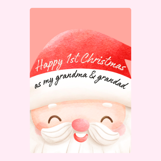 Happy 1st Christmas as my Grandma & Grandad