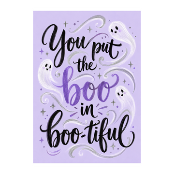 Bootiful Halloween Cake Card