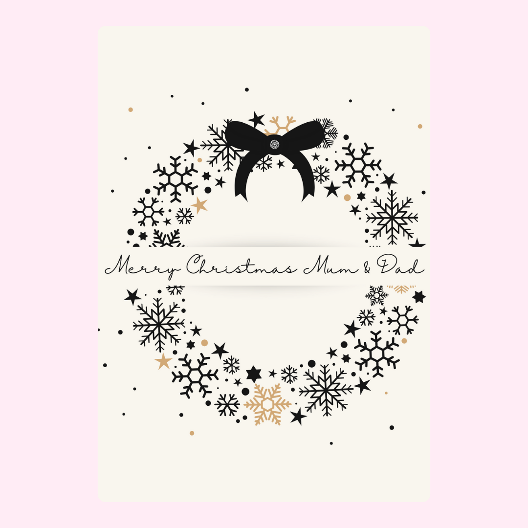 Merry Christmas Mum & Dad