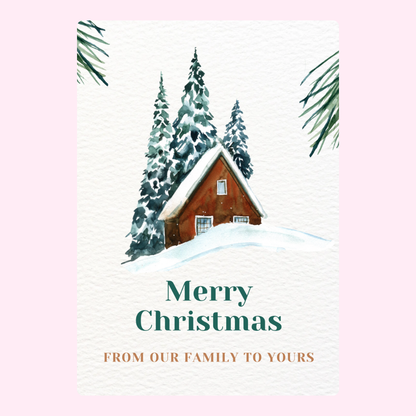 Pine Trees & House
