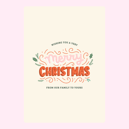 Wishing you a Very Merry Christmas